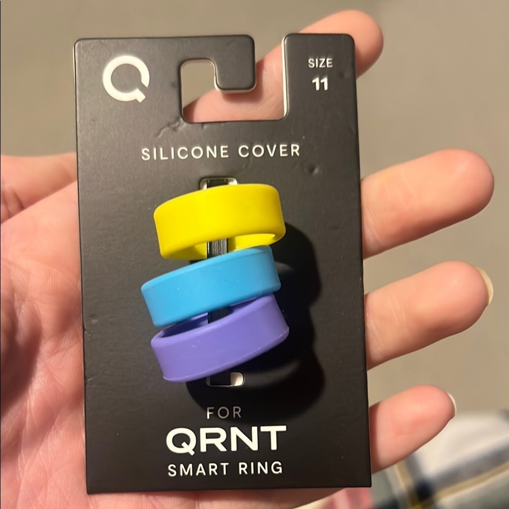 QRNT Smart Ring Silicone Cover 3 pack size 11